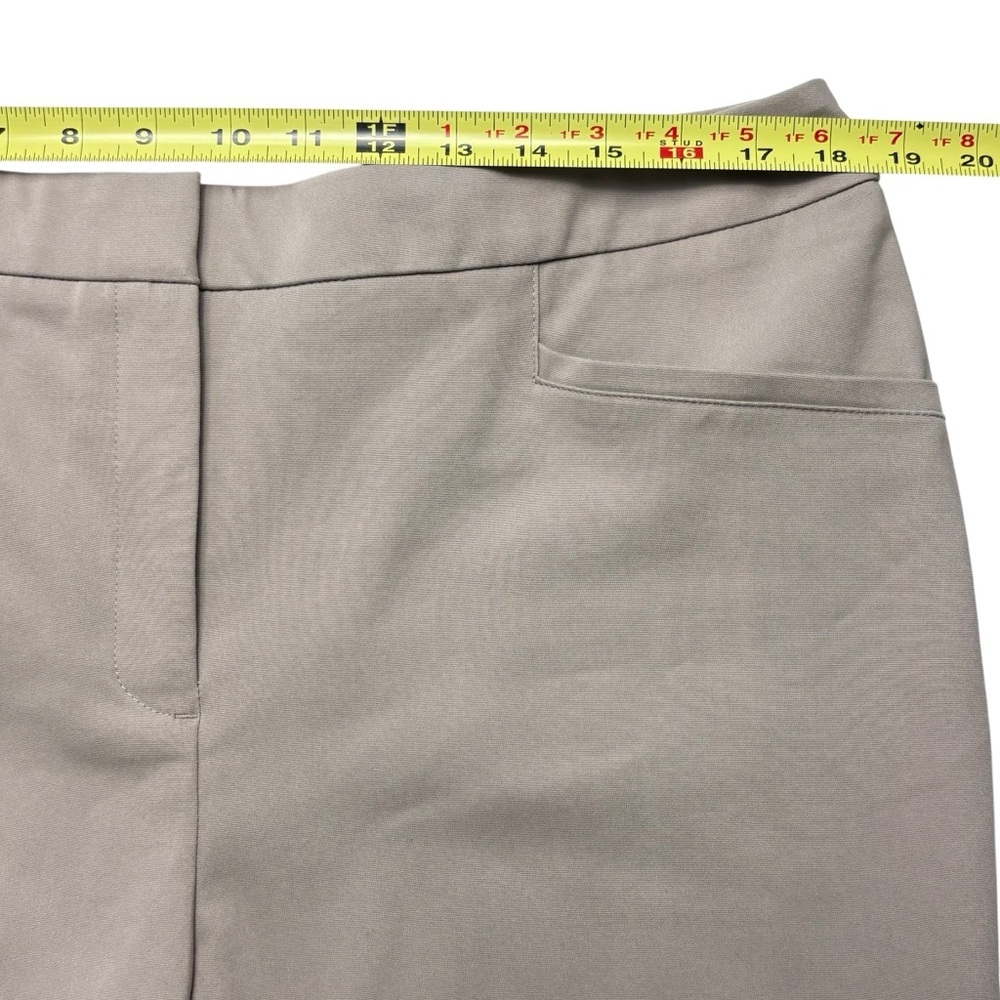 NWT Chico's Fabulously Slimming Ankle Pant 2.5 US Size 14 Tan Stretch 27” Inseam - Picture 4 of 10